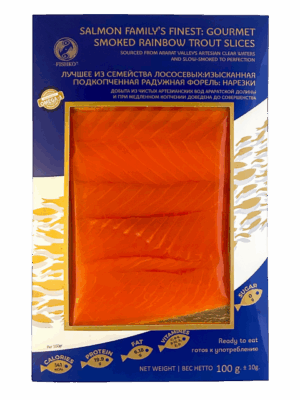 FISHKO Salmon Slices Smoked 100GM