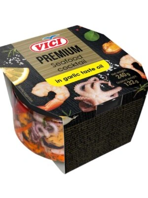 VICI Seafood cocktail in garlic taste oil