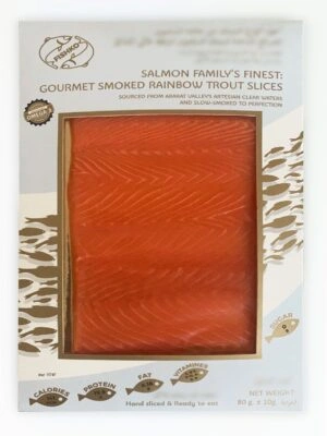 FISHKO Salmon Slices Smoked 80GM