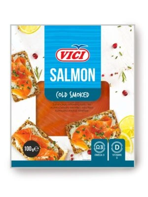 VICI Cold smoked Atlantic Salmon 100g